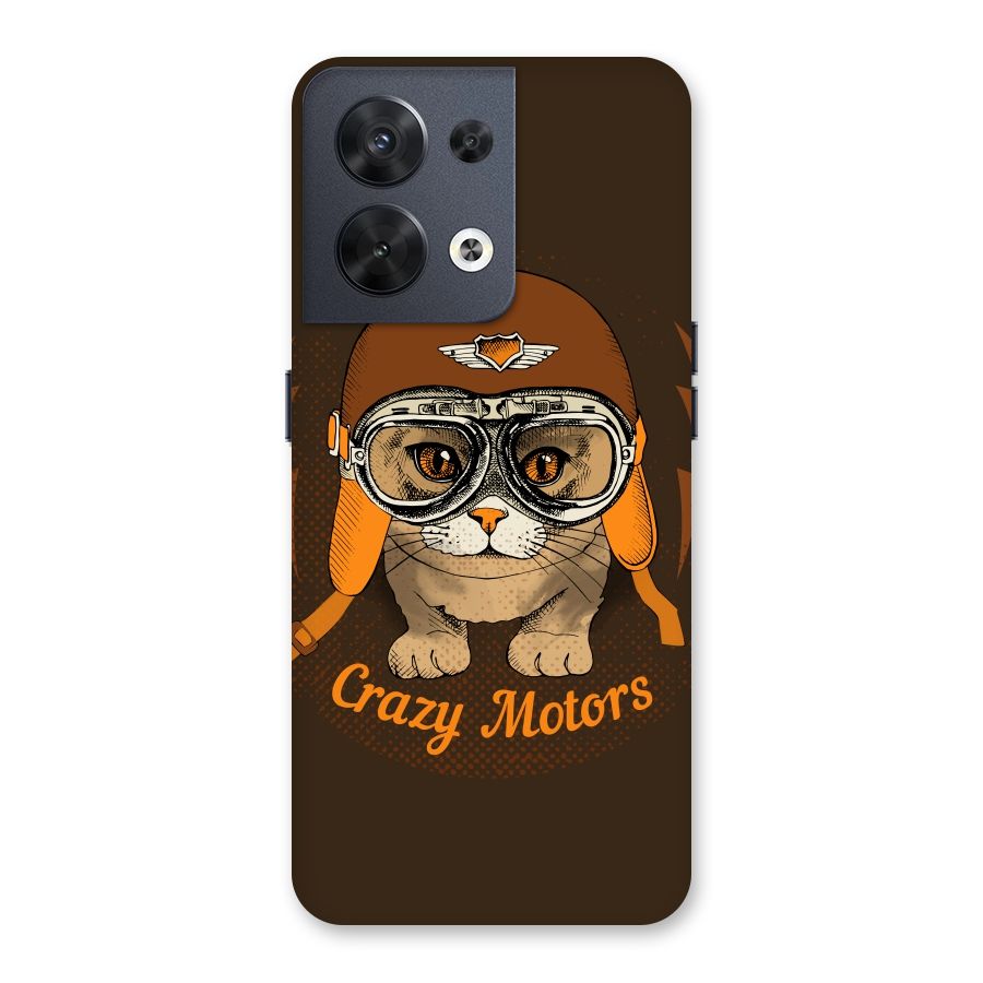 Crazy cat Back Case for Oppo Reno8 5G