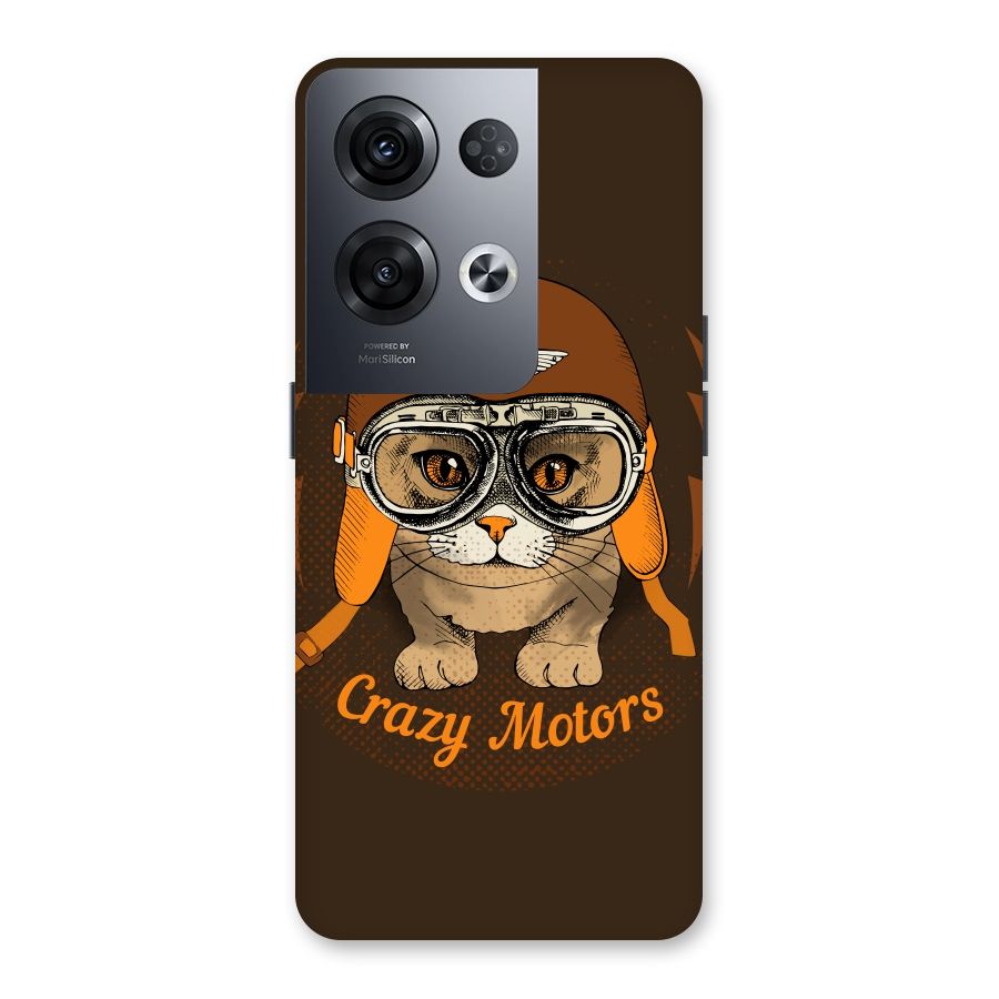 Crazy cat Back Case for Oppo Reno8 Pro 5G