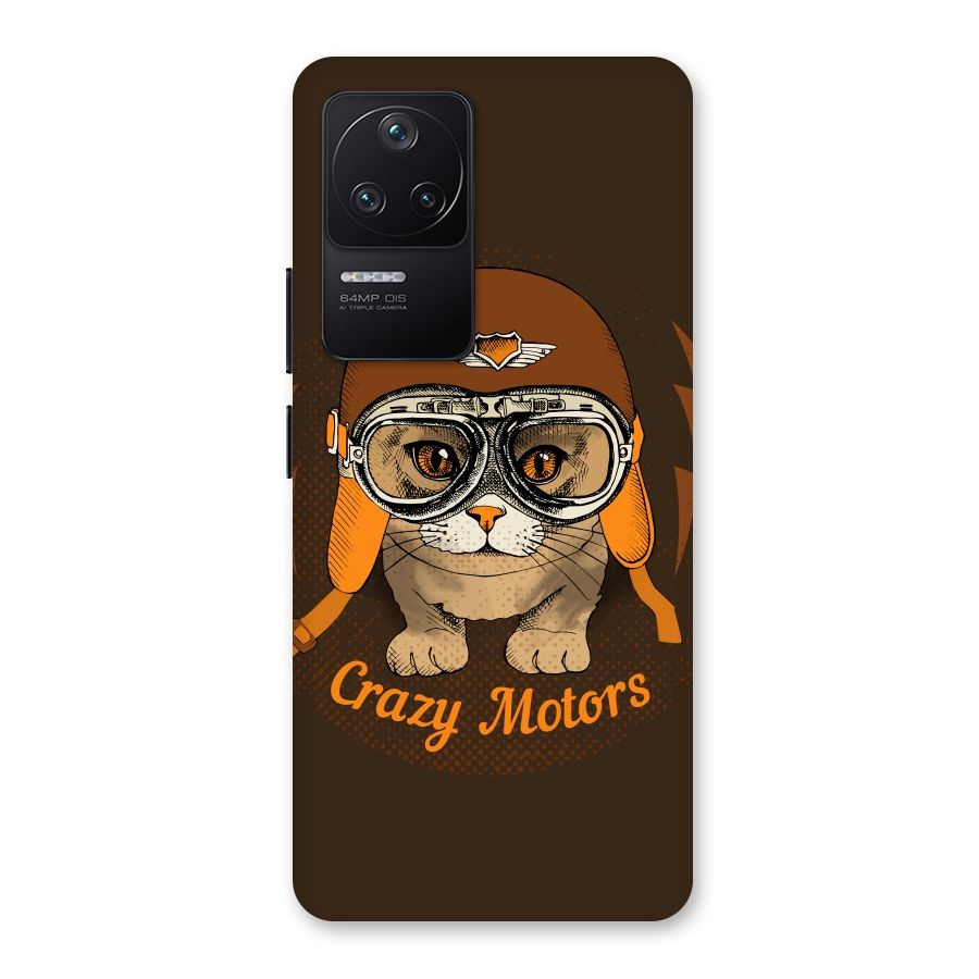 Crazy cat Back Case for Poco F4 5G