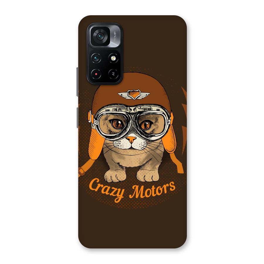 Crazy cat Back Case for Poco M4 Pro 5G