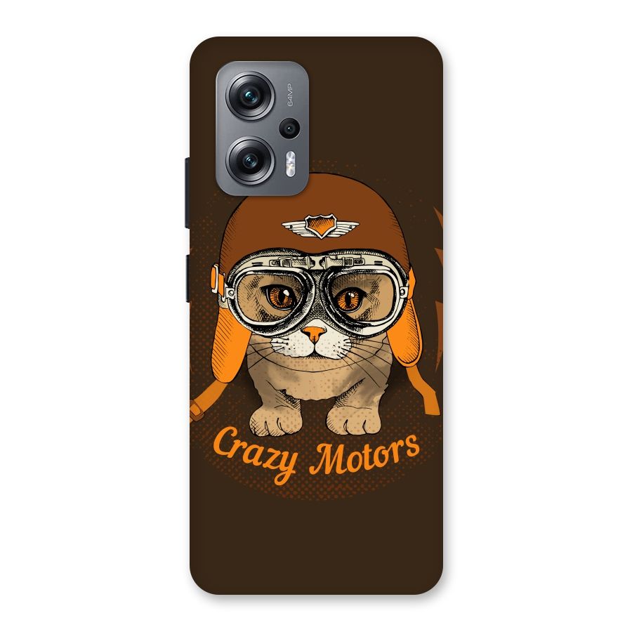 Crazy cat Back Case for Redmi K50i