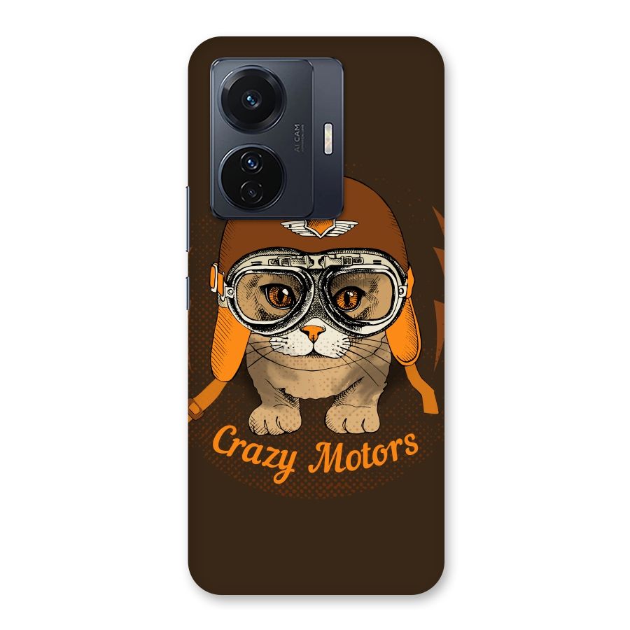 Crazy cat Back Case for Vivo T1 Pro