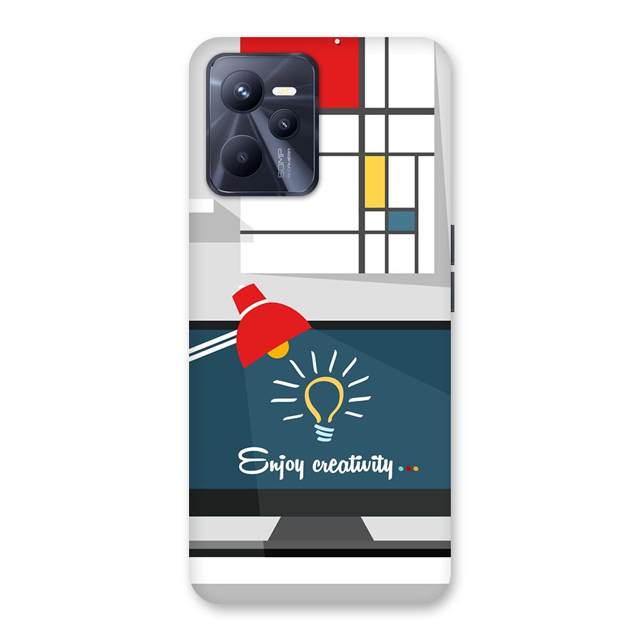 Creative Workspace Design Back Case for Realme C35