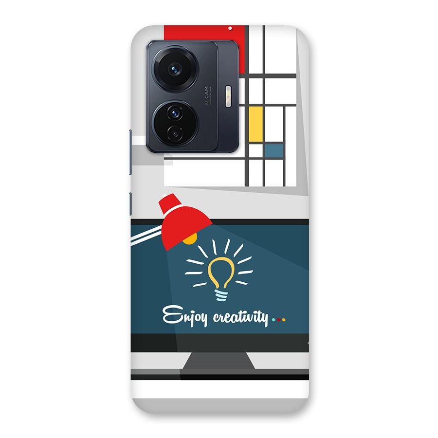 Creative Workspace Design Back Case for Vivo T1 Pro
