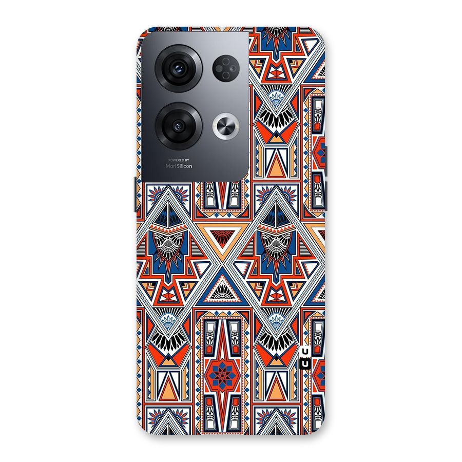 Creative Aztec Art Back Case for Oppo Reno8 Pro 5G