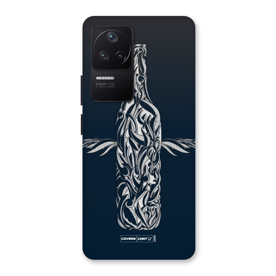 Creative Bottle Back Case for Poco F4 5G