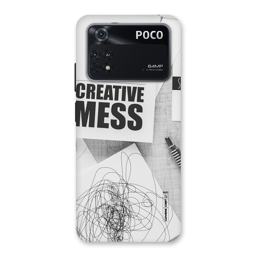 Creative Mess Back Case for Poco M4 Pro 4G