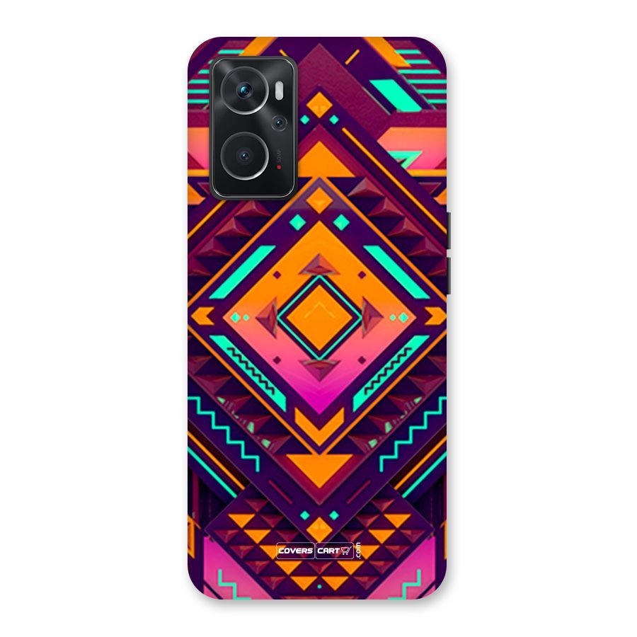 Creative Rhombus Back Case for Oppo K10 4G