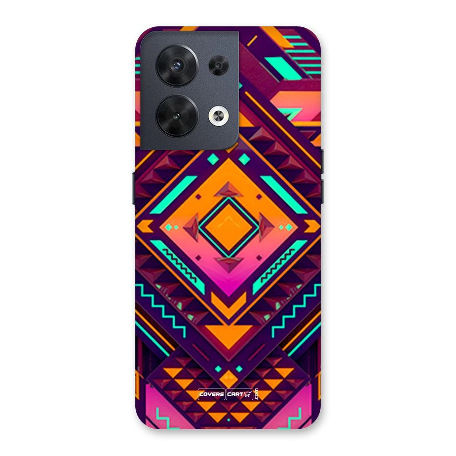 Creative Rhombus Back Case for Oppo Reno8 5G