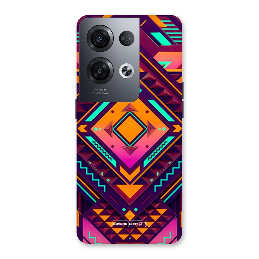 Creative Rhombus Back Case for Oppo Reno8 Pro 5G