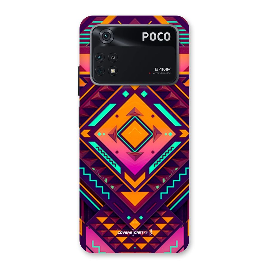 Creative Rhombus Back Case for Poco M4 Pro 4G