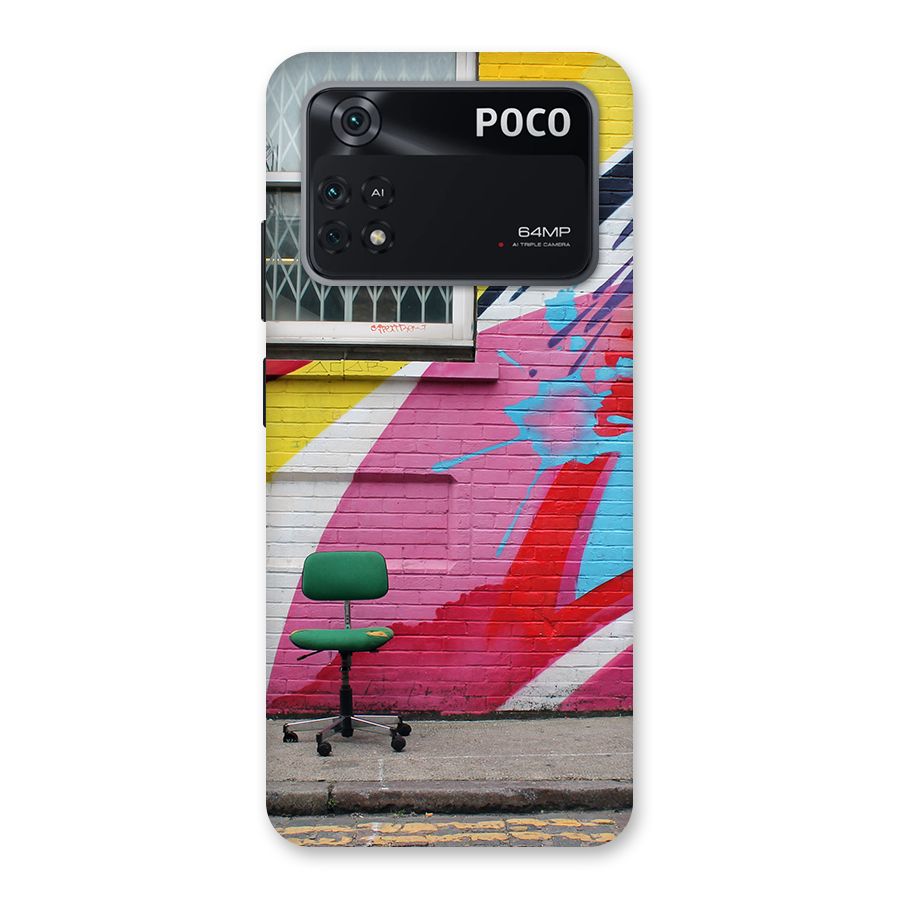 Creative Wall Art Back Case for Poco M4 Pro 4G