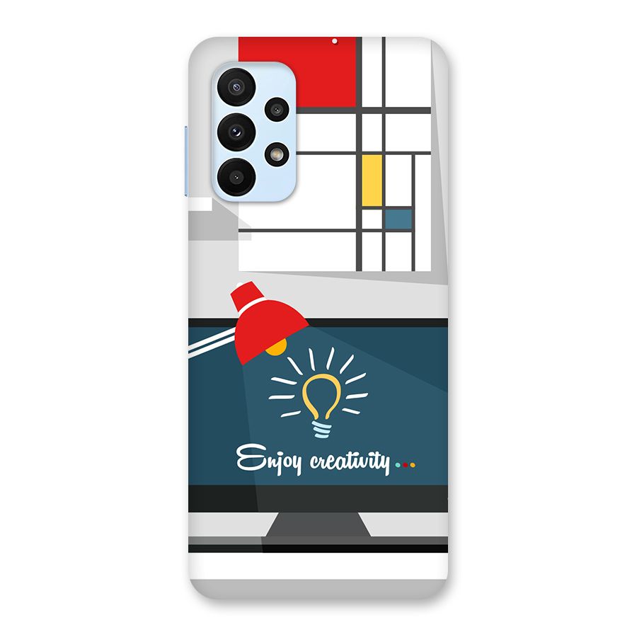 Creative Workspace Design Back Case for Galaxy A23