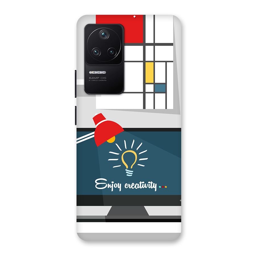 Creative Workspace Design Back Case for Poco F4 5G
