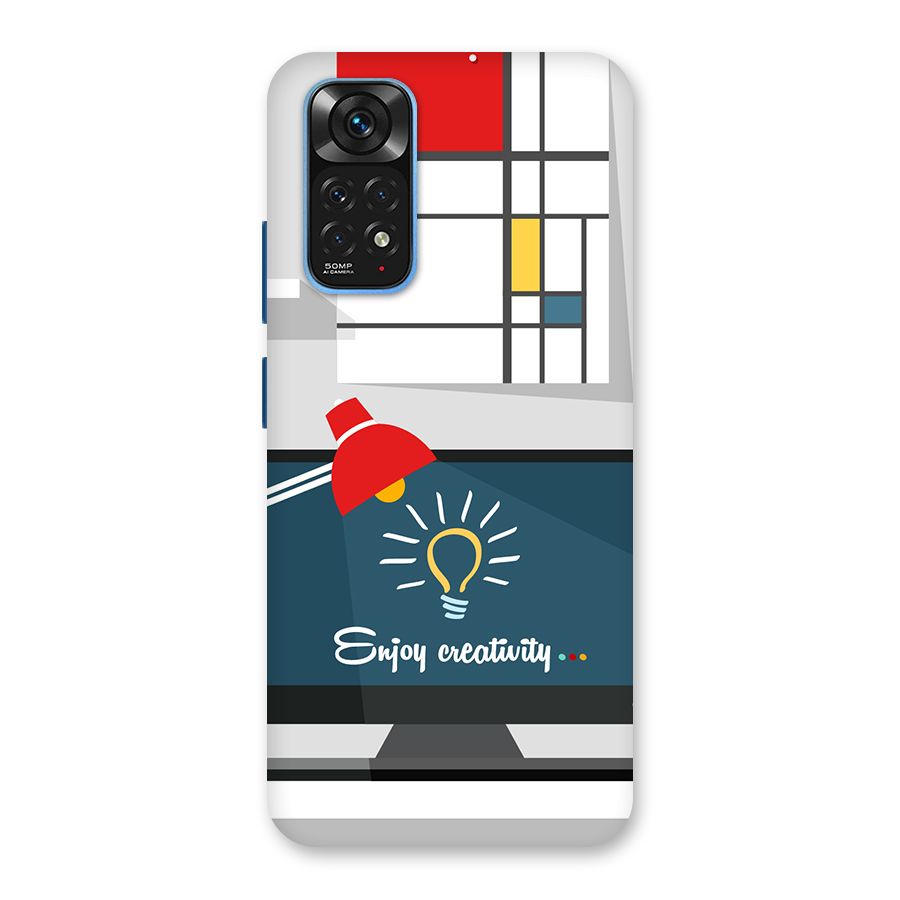 Creative Workspace Design Back Case for Redmi Note 11S
