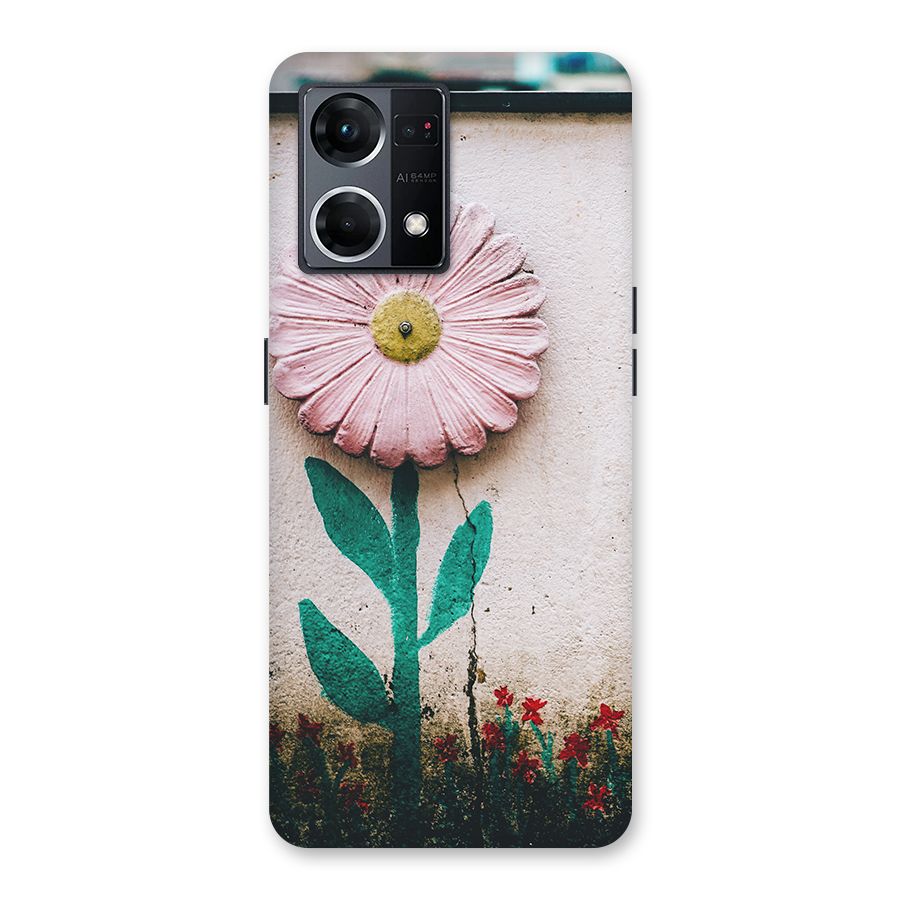 Creativity Flower Glass Back Case for Oppo F21 Pro 5G