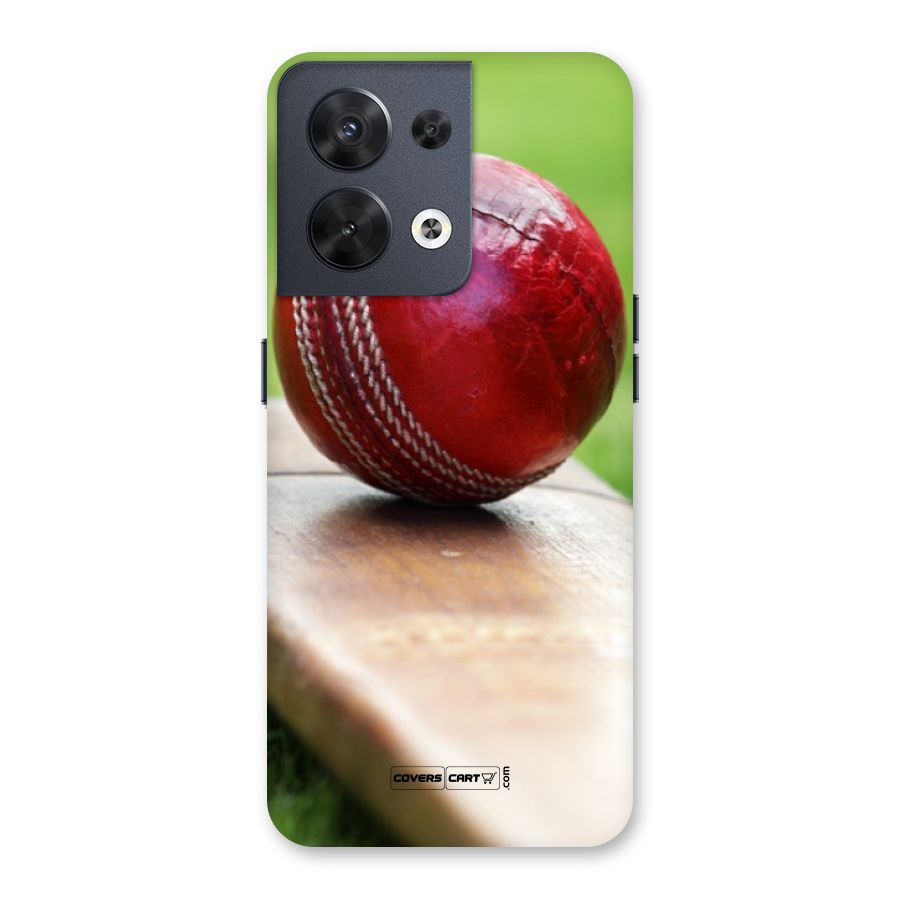 Cricket Bat Ball Back Case for Oppo Reno8 5G