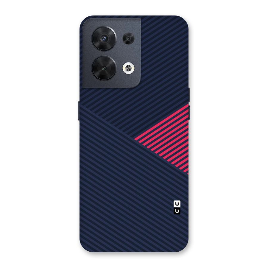 Criscros Stripes Back Case for Oppo Reno8 5G