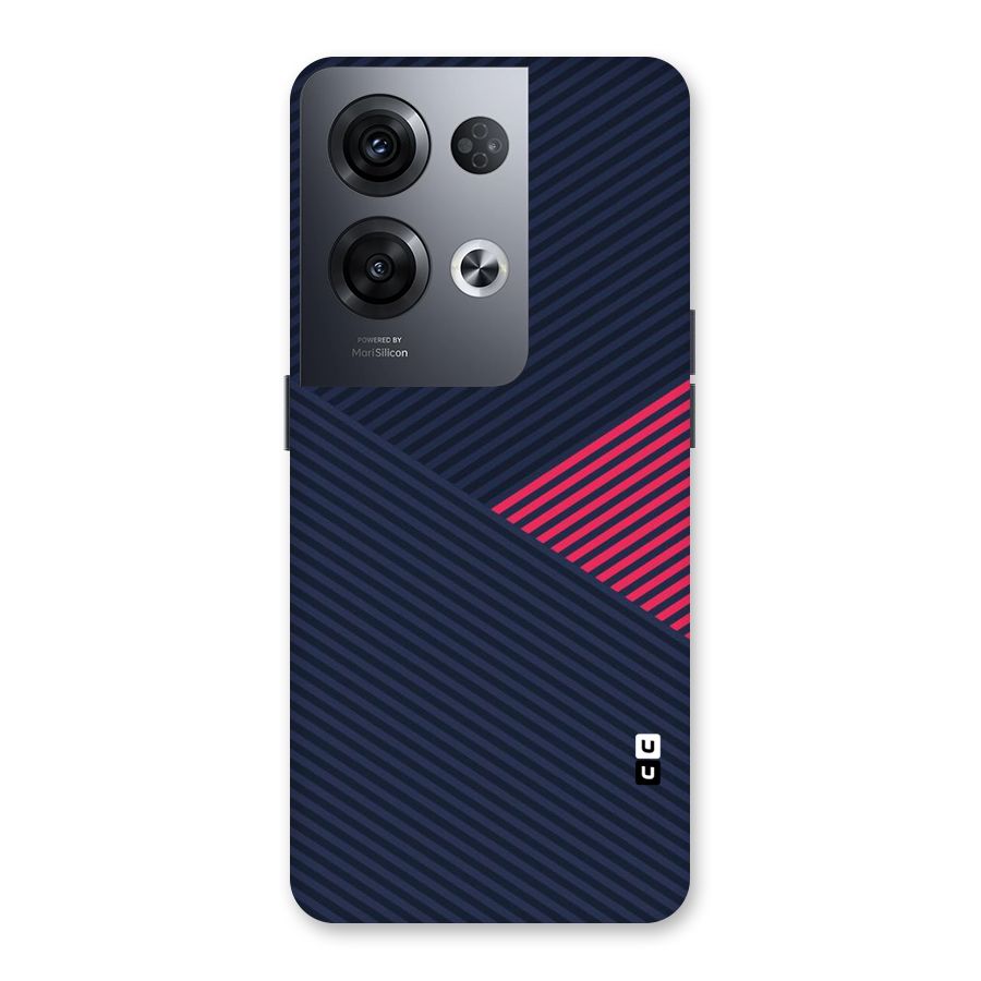 Criscros Stripes Back Case for Oppo Reno8 Pro 5G