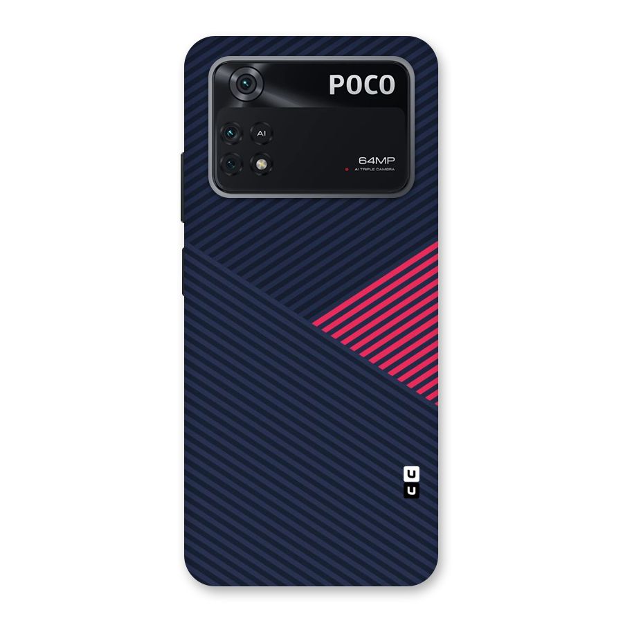 Criscros Stripes Back Case for Poco M4 Pro 4G