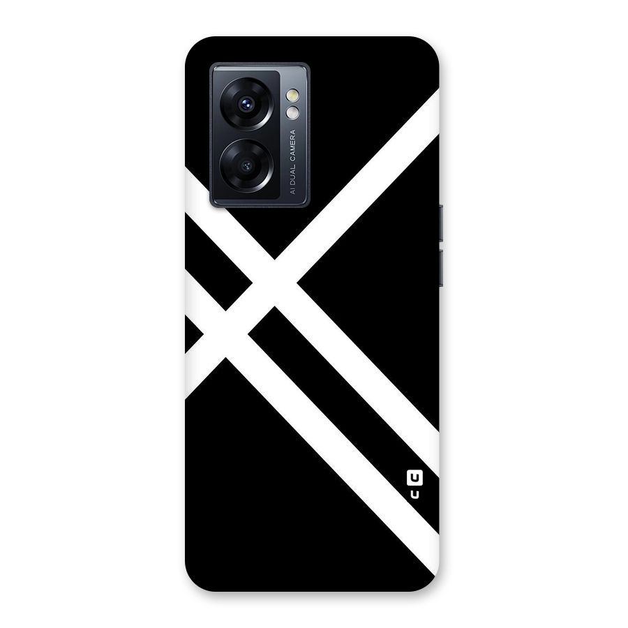 CrissCross Lines Back Case for Oppo K10 5G