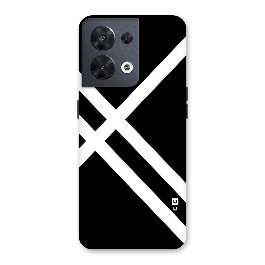CrissCross Lines Back Case for Oppo Reno8 5G