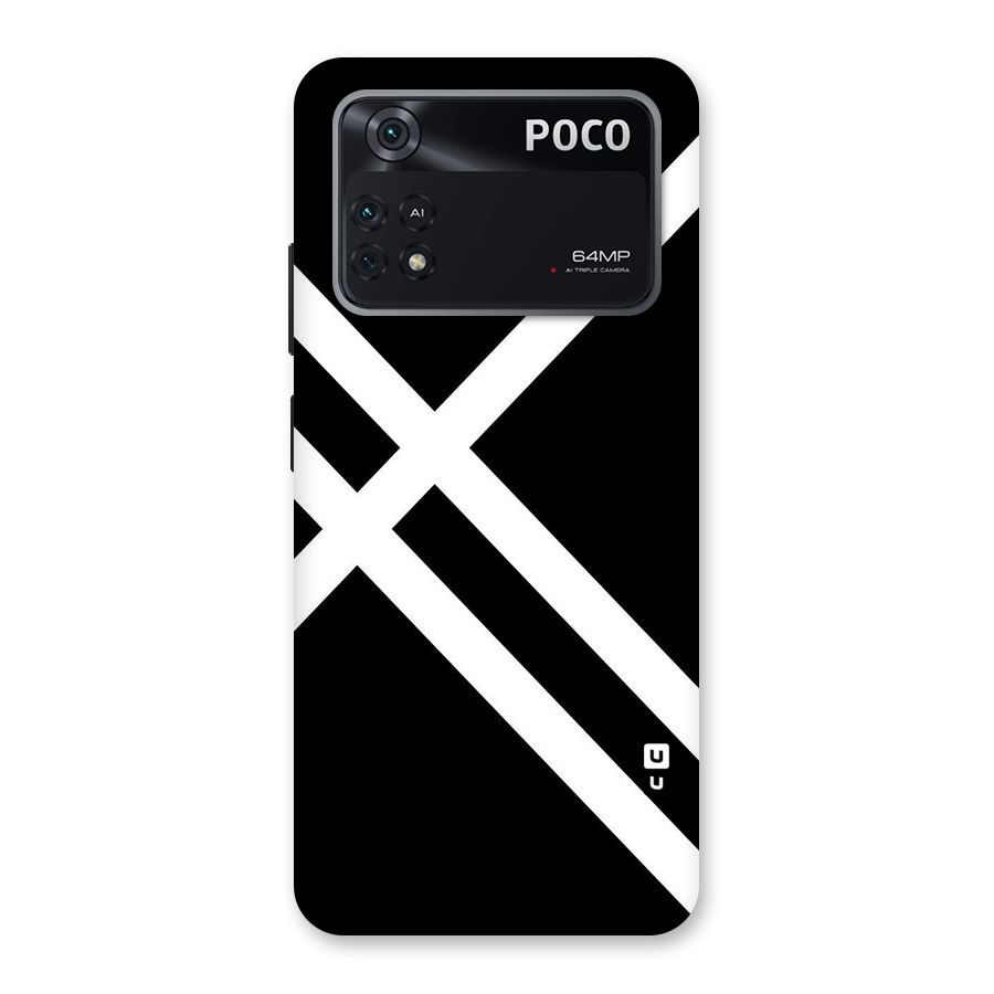 CrissCross Lines Back Case for Poco M4 Pro 4G