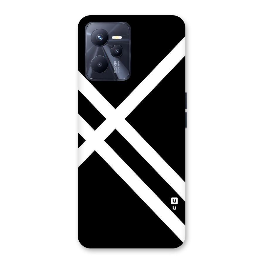 CrissCross Lines Back Case for Realme C35