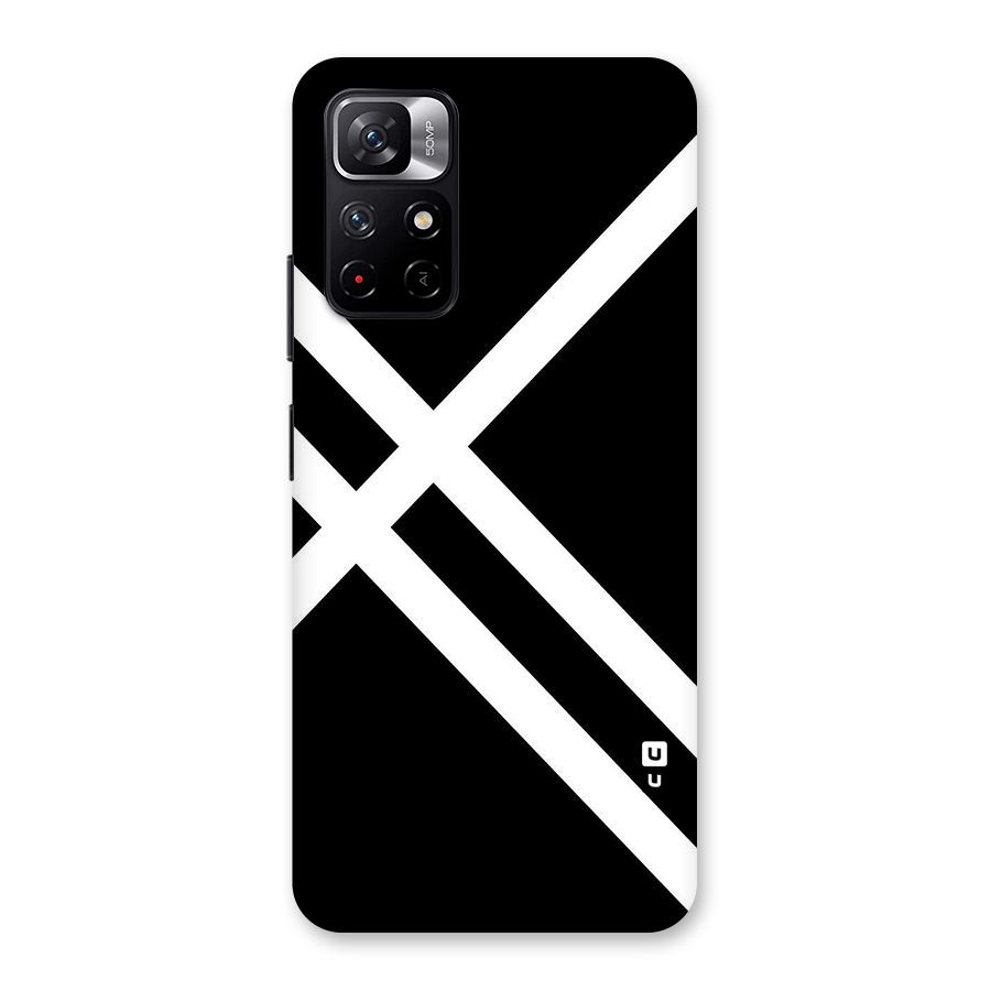 CrissCross Lines Back Case for Redmi Note 11T 5G