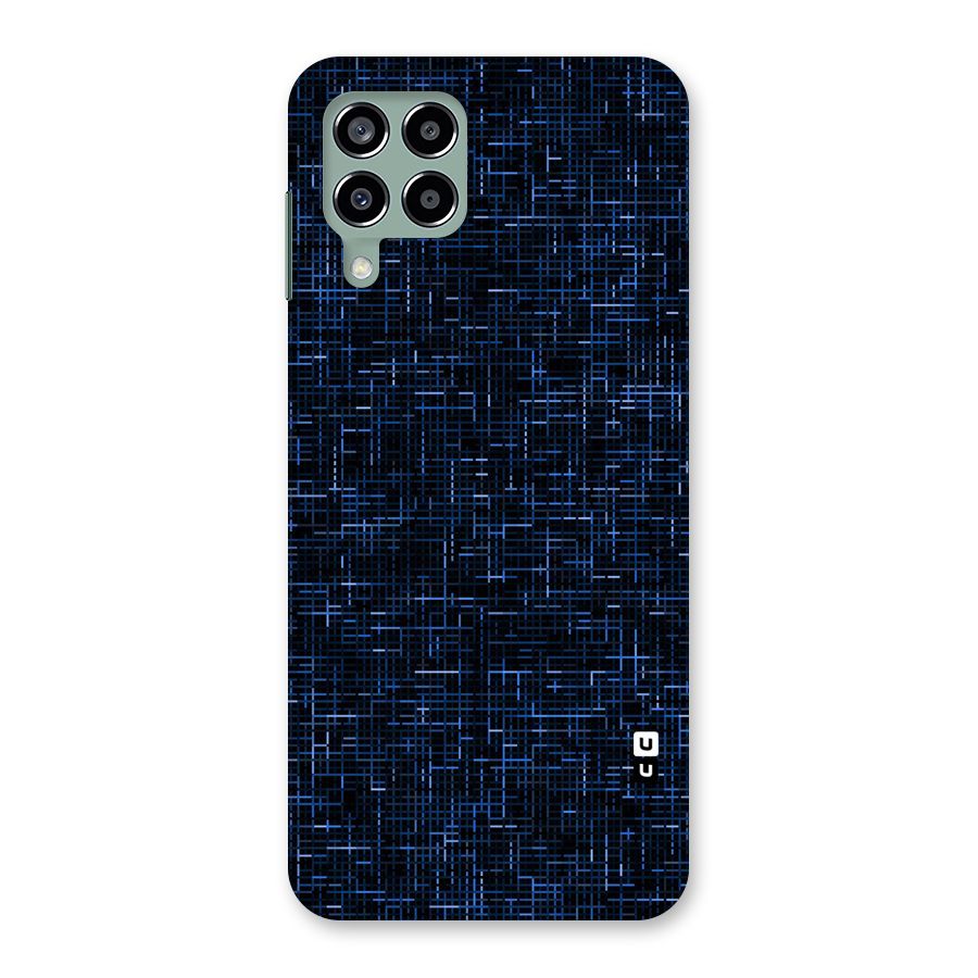 Criss Cross Blue Pattern Back Case for Galaxy M33