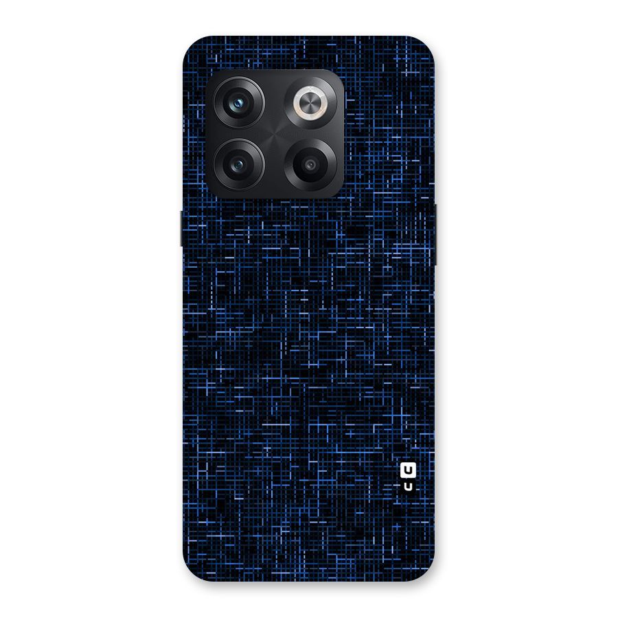 Criss Cross Blue Pattern Back Case for OnePlus 10T
