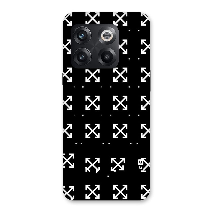 Cross Arrow Black Back Case for OnePlus 10T