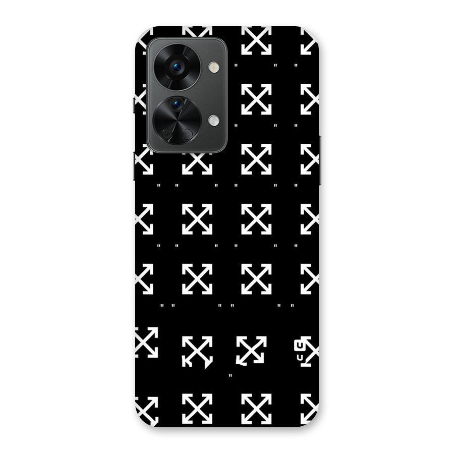 Cross Arrow Black Back Case for OnePlus Nord 2T