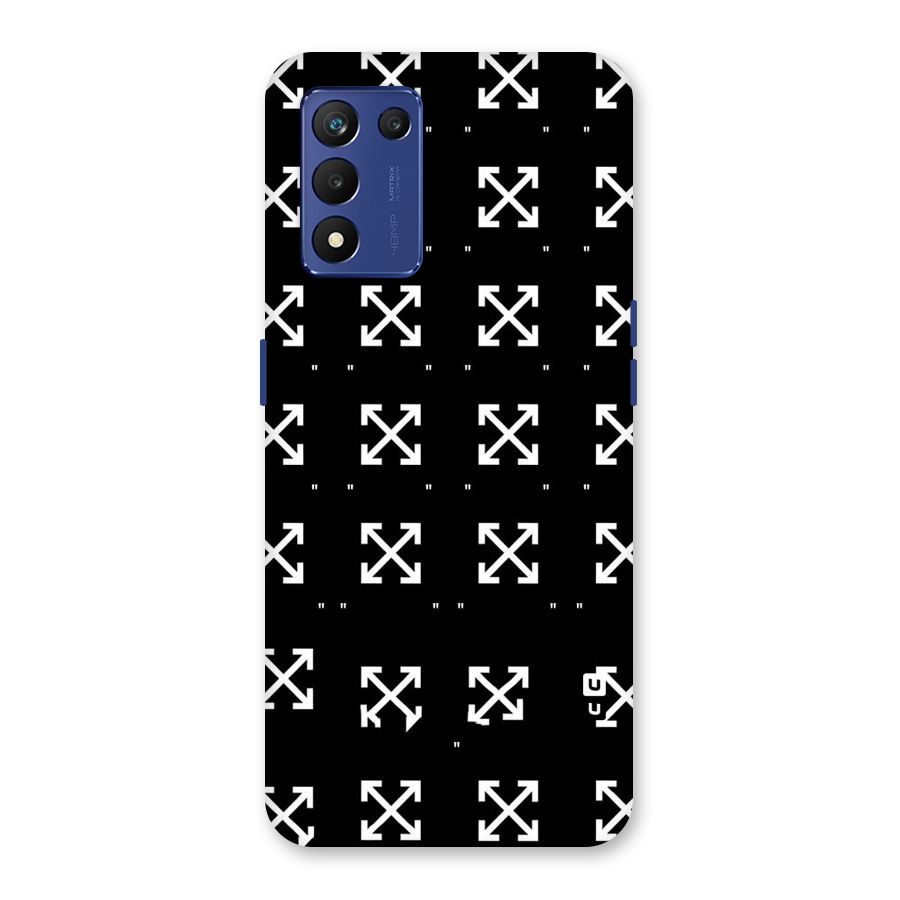 Cross Arrow Black Back Case for Realme 9 5G Speed