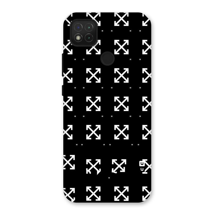 Cross Arrow Black Back Case for Redmi 9 Activ