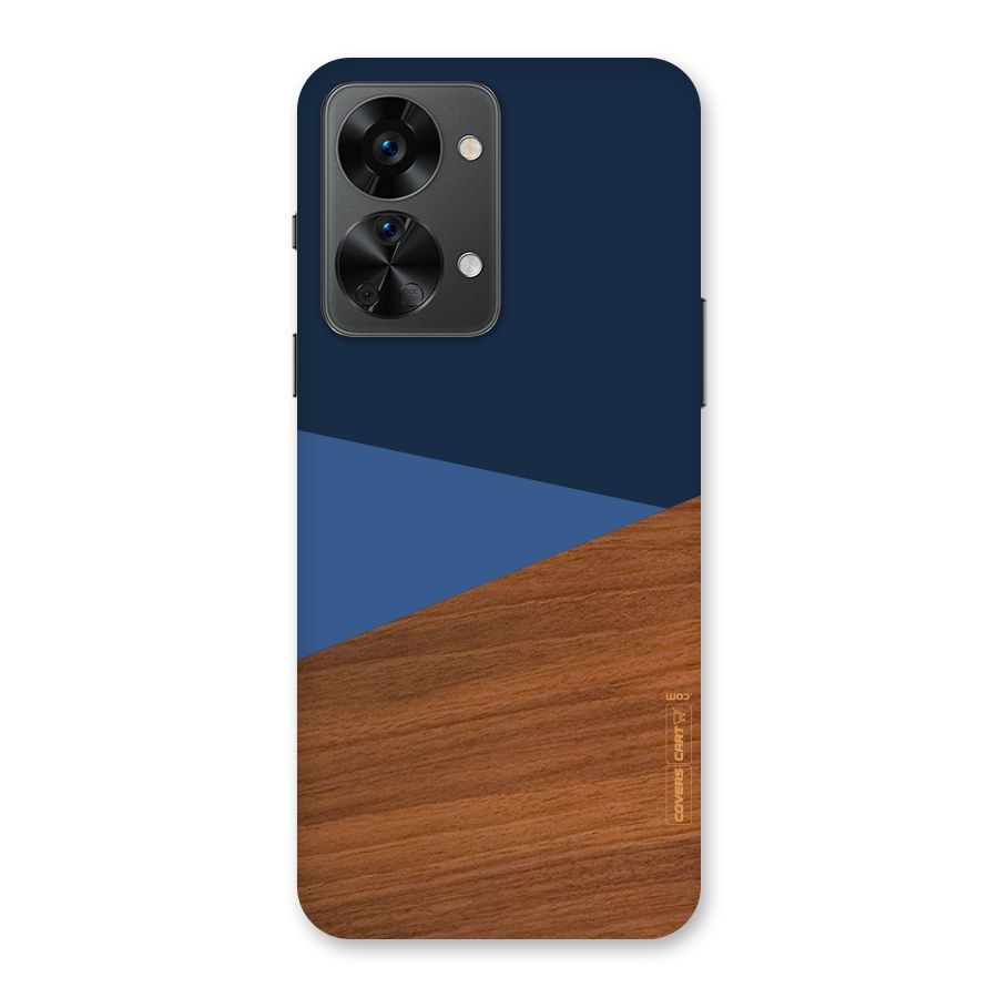 Crossed Lines Pattern Back Case for OnePlus Nord 2T
