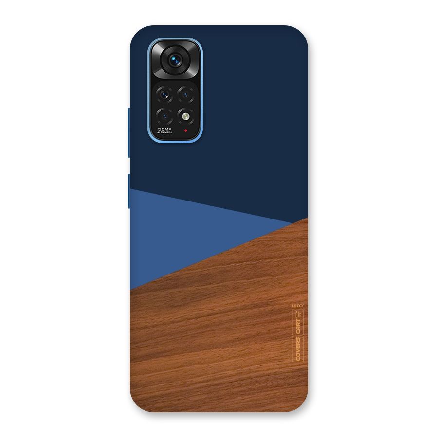 Crossed Lines Pattern Back Case for Redmi Note 11S