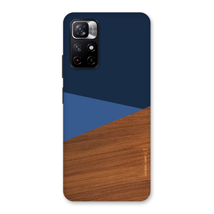 Crossed Lines Pattern Back Case for Redmi Note 11T 5G