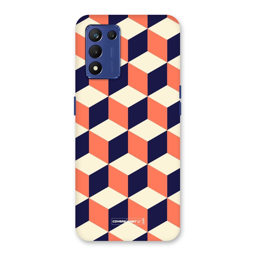 Cube Pattern Back Case for Realme 9 5G Speed
