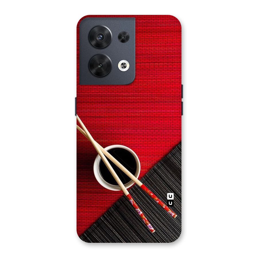 Cup Chopsticks Back Case for Oppo Reno8 5G