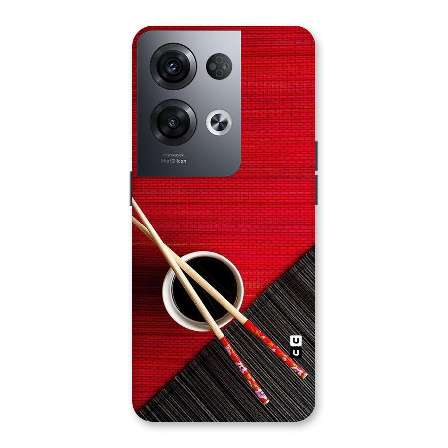 Cup Chopsticks Back Case for Oppo Reno8 Pro 5G