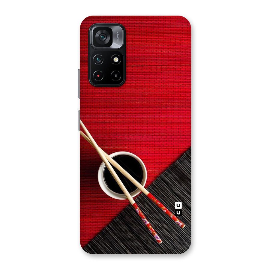 Cup Chopsticks Back Case for Poco M4 Pro 5G