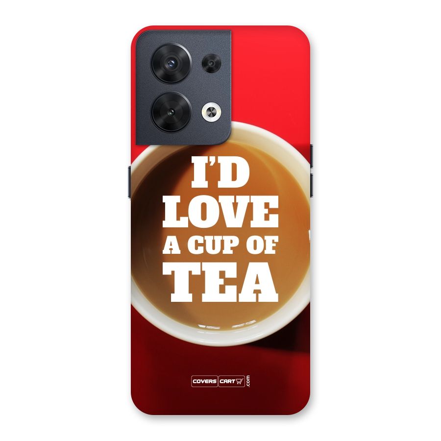 Cup of Tea Back Case for Oppo Reno8 5G