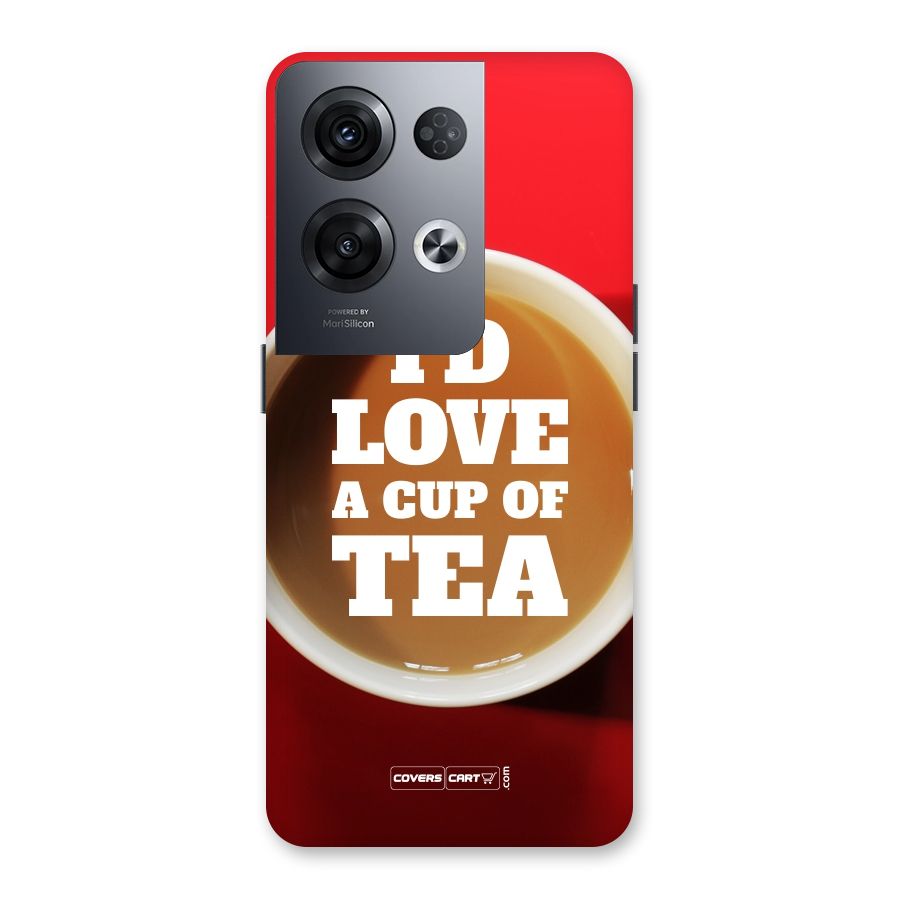 Cup of Tea Back Case for Oppo Reno8 Pro 5G