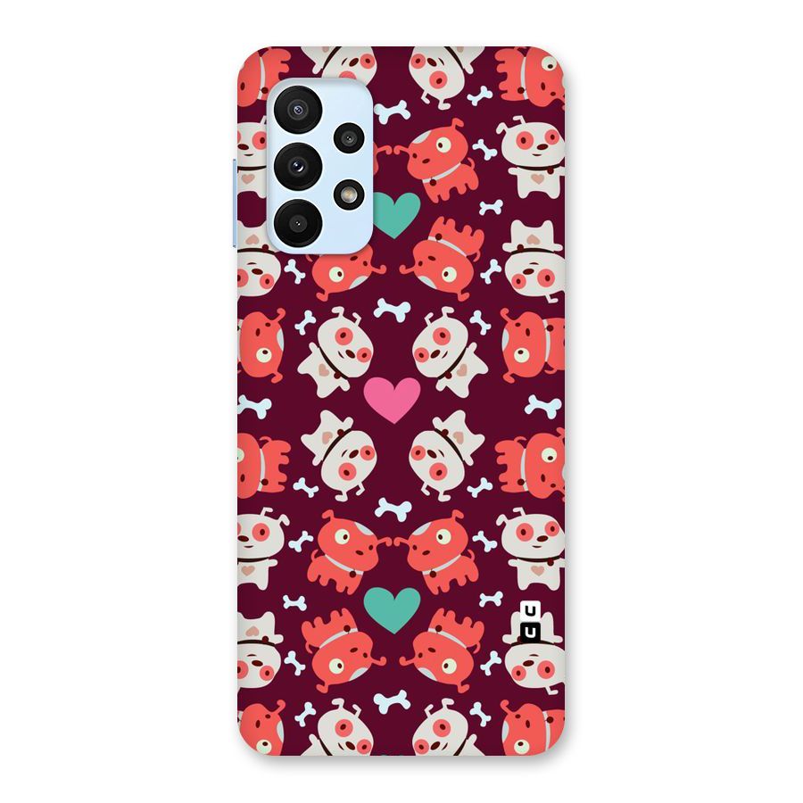Cut Dog Design Back Case for Galaxy A23