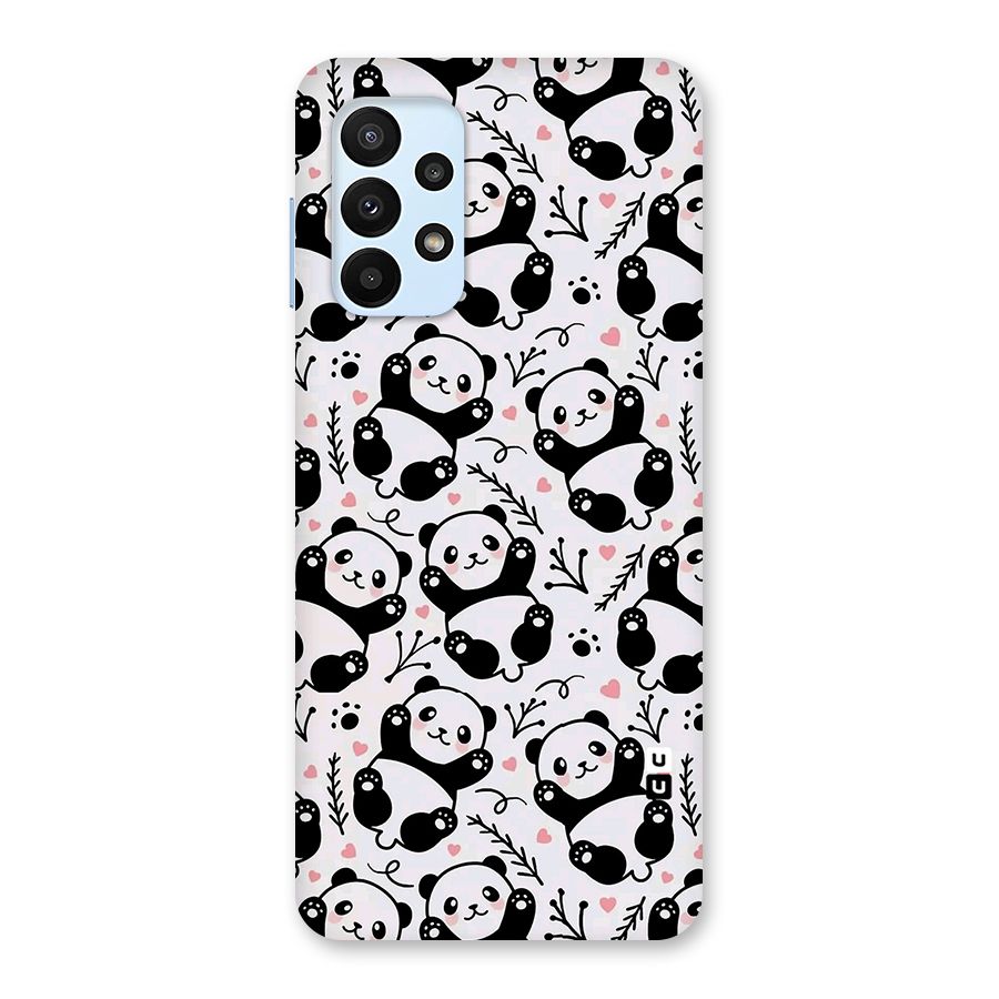Cute Adorable Panda Pattern Back Case for Galaxy A23