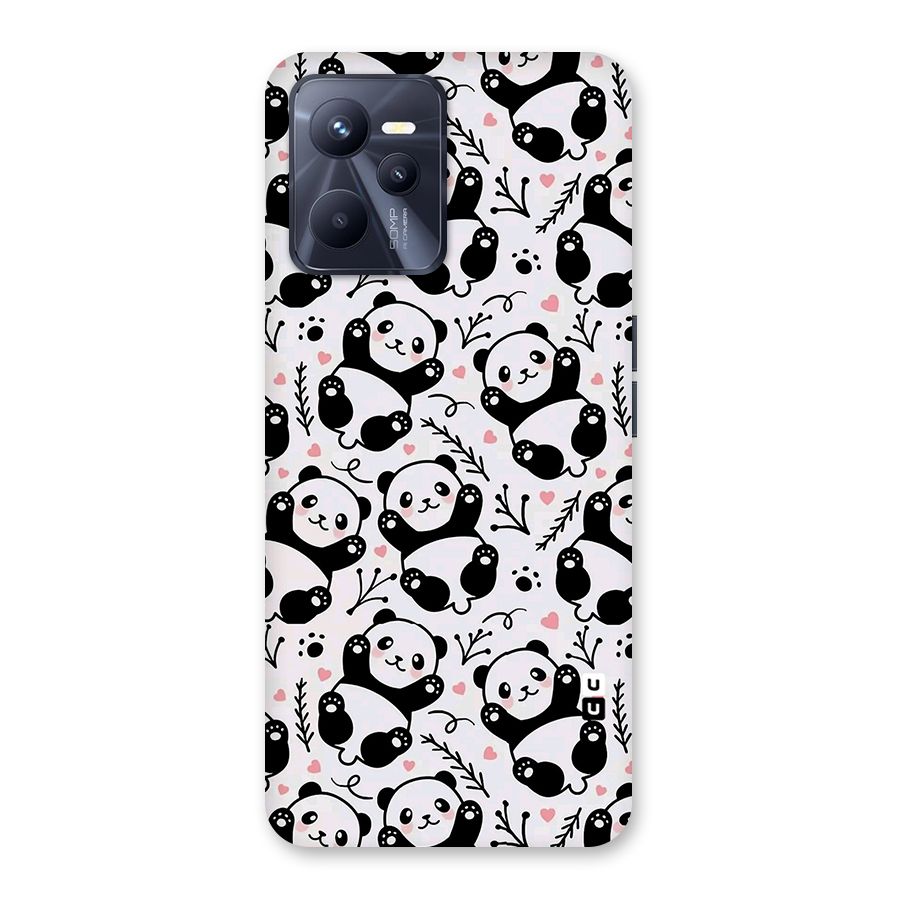 Cute Adorable Panda Pattern Back Case for Realme C35