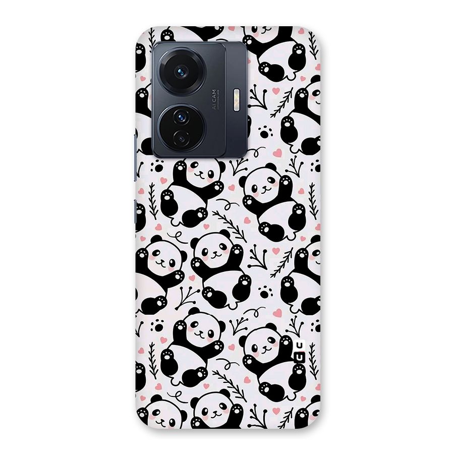 Cute Adorable Panda Pattern Back Case for Vivo T1 Pro