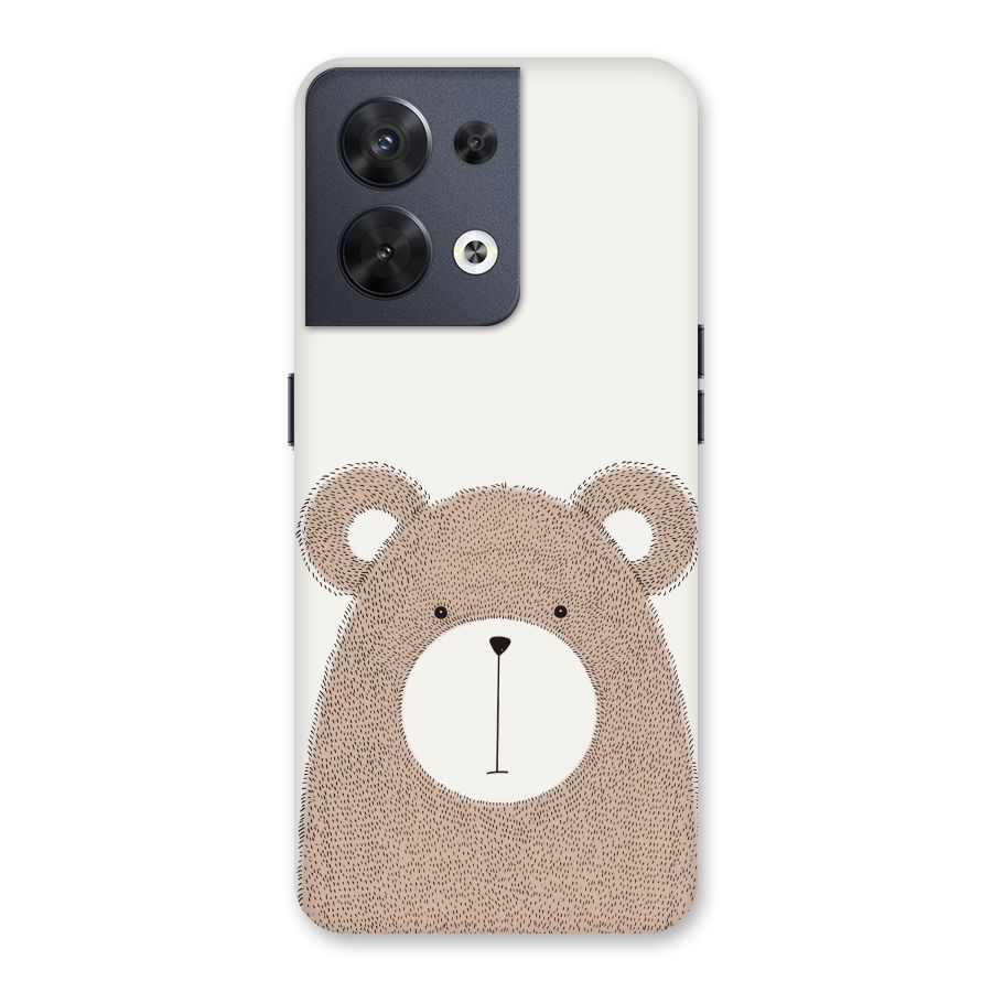 Cute Bear Back Case for Oppo Reno8 5G