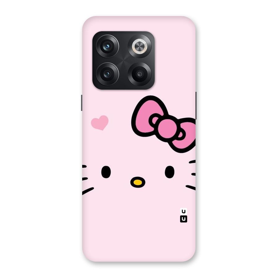 Cute Bow Face Back Case for OnePlus 10T